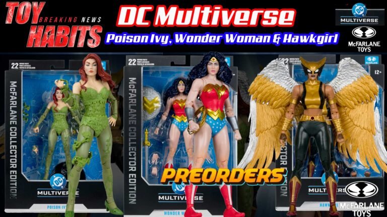 McFarlane Collector’s Edition DC Multiverse Poison Ivy, Wonder Woman & Hawkgirl Preorders