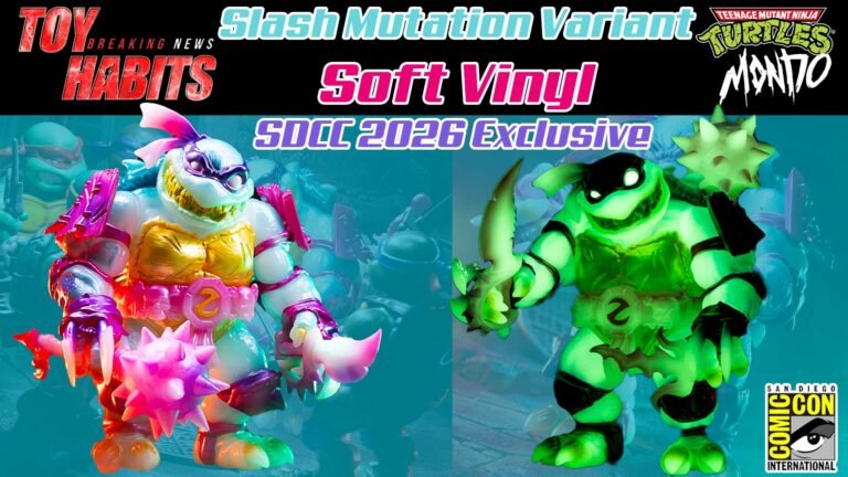 Mondo TMNT Slash Soft Vinyl Mutagen Variant SDCC 2026 Exclusive