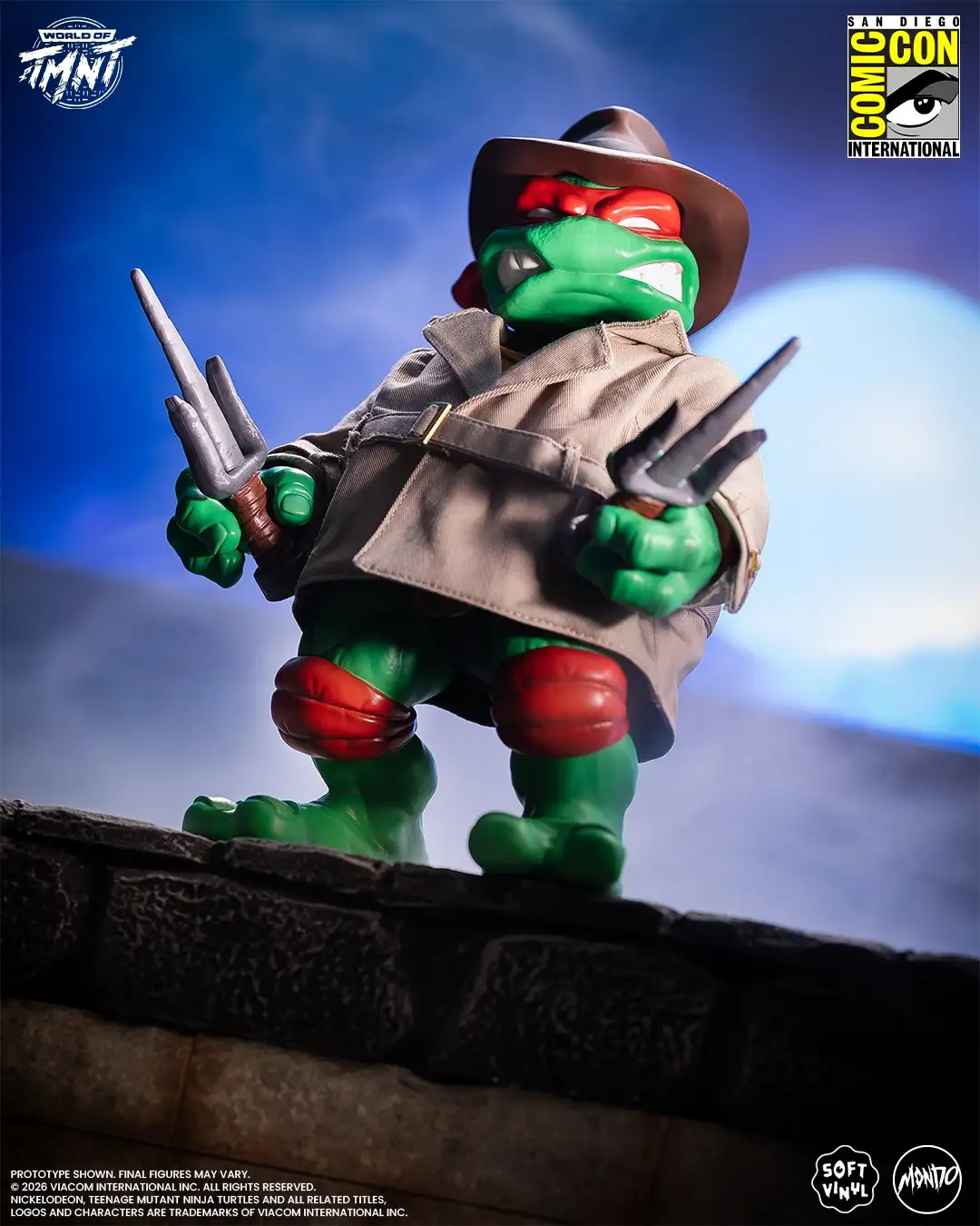 Mondo TMNT Undercover Turtles Soft Vinyl SDCC 2026 Exclusives 4
