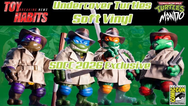 Mondo TMNT Undercover Turtles Soft Vinyl SDCC 2026 Exclusives