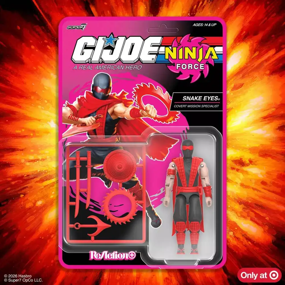 Ninja Force Snake Eyes Super GI Joe ReAction+ 1d