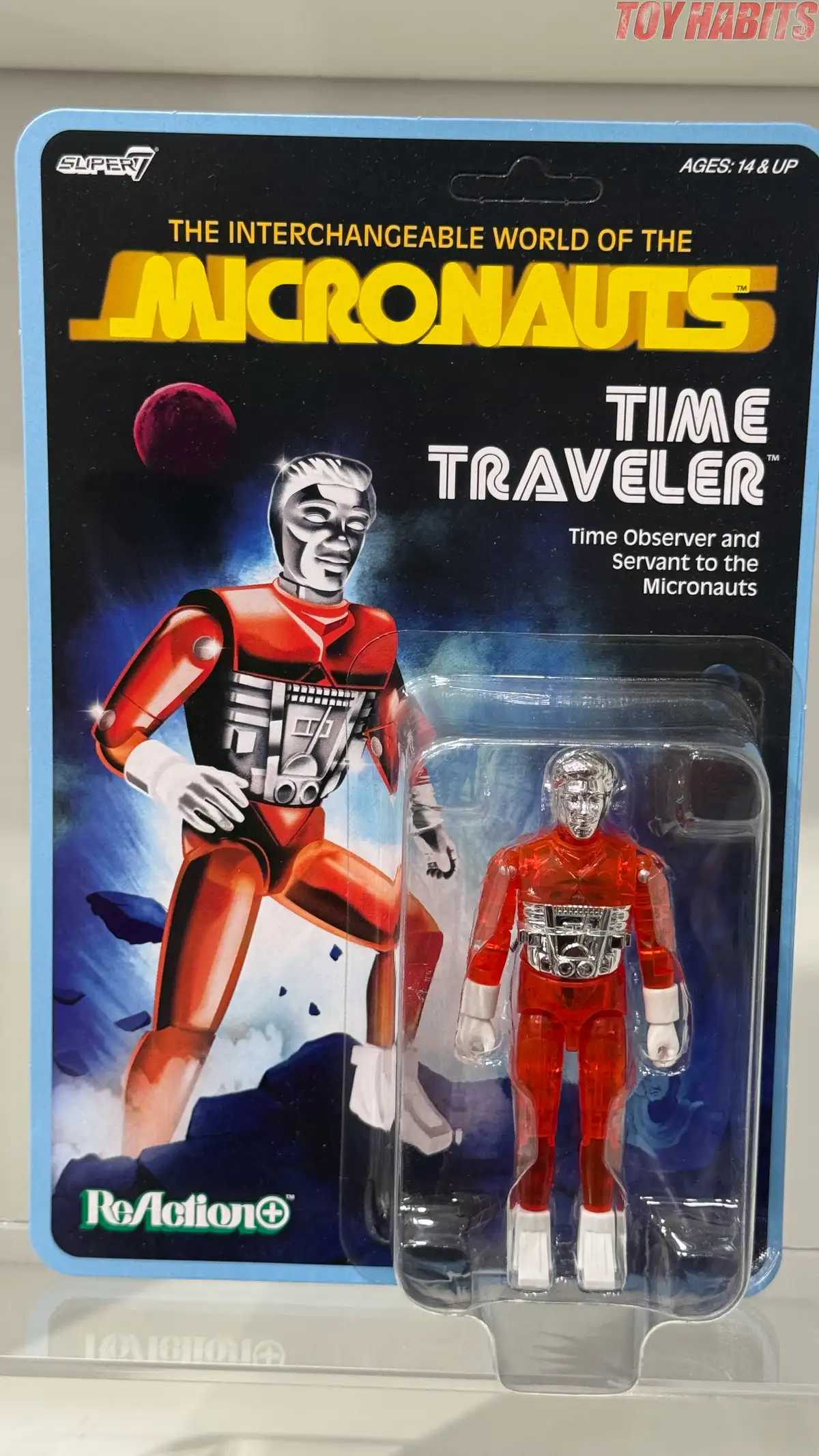 Orange Time Traveler Micronauts Super7 ReAction+ 2