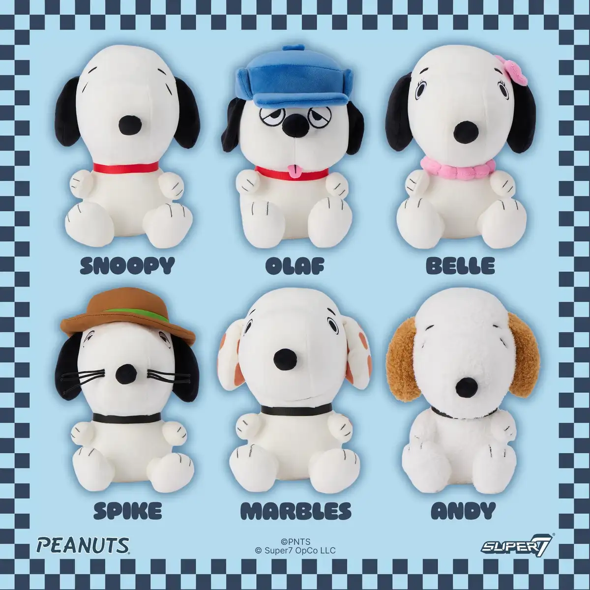 Peanuts Plush Wave 01   Snoopy, Spike, Belle, Olaf, Andy Marbles Adopt a Puppy 02