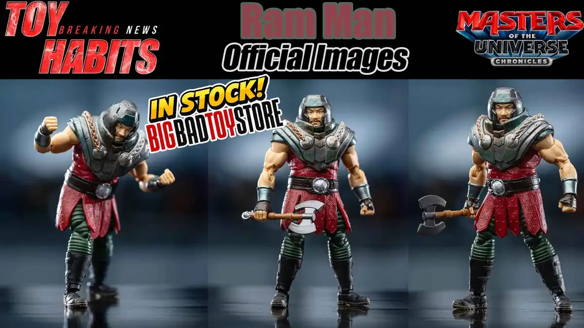 Ram Man MOTU Chronicles Single Boxed Figure In Stock at BBTS + Official Images