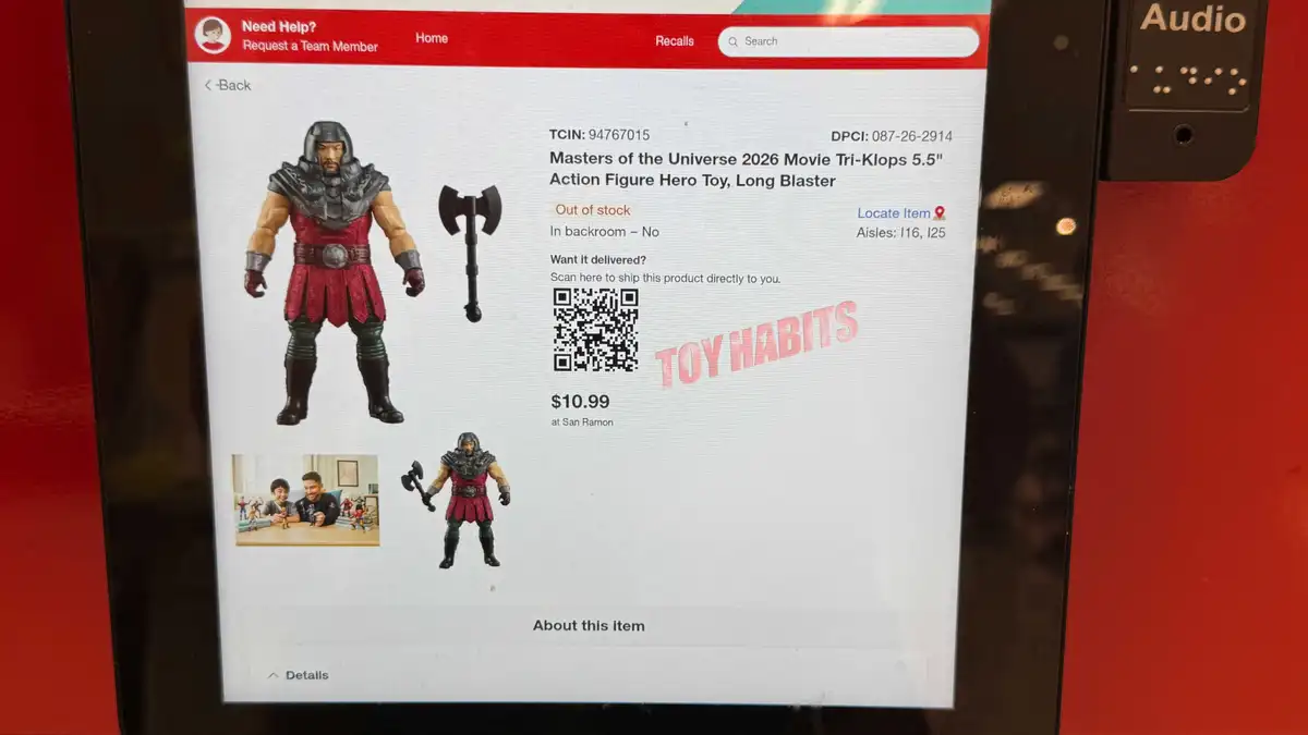 Ram Man MOTU Core Wave 4 Target DPCI