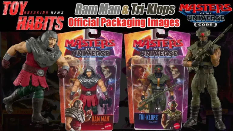 Ram Man and Tri-Klops MOTU Core Official Packaging Images