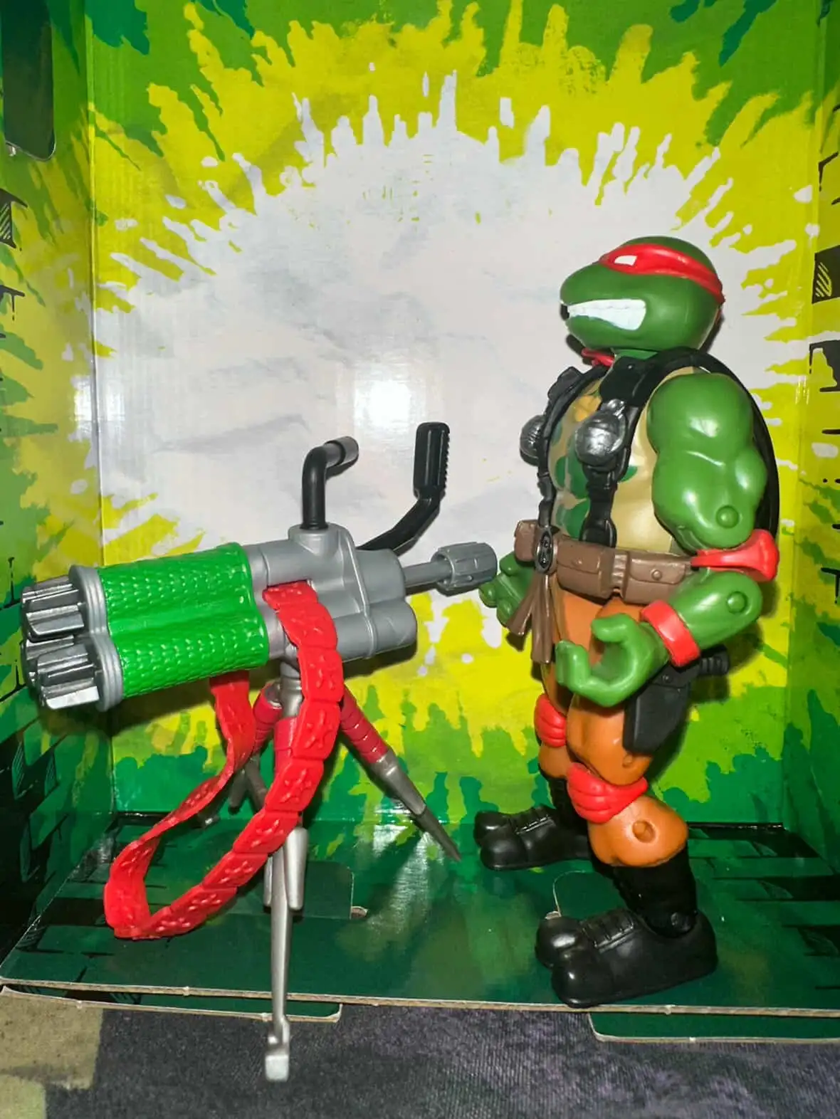 Roadblock Raphael TMNT X GI Joe Wave 1 In Hand 2