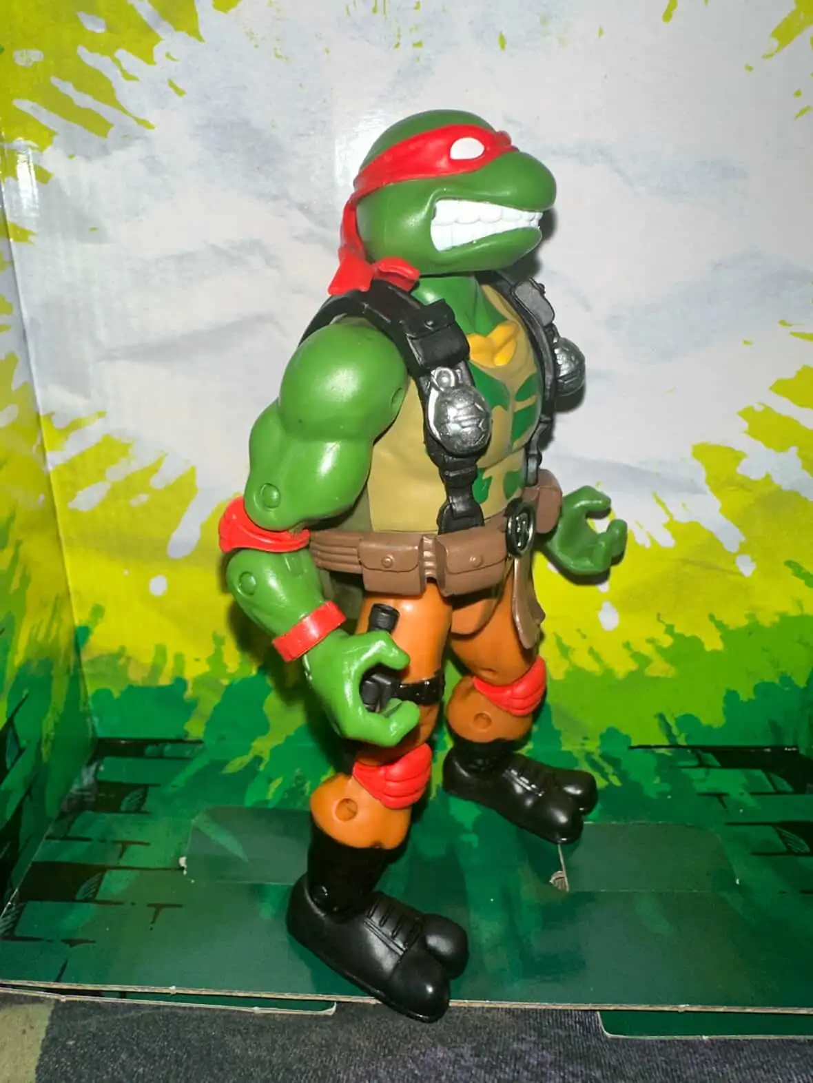 Roadblock Raphael TMNT X GI Joe Wave 1 In Hand 3