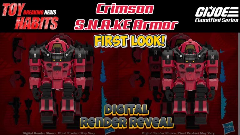 GI Joe Classified Series Crimson S.N.A.K.E. Armor Digital Render Reveal