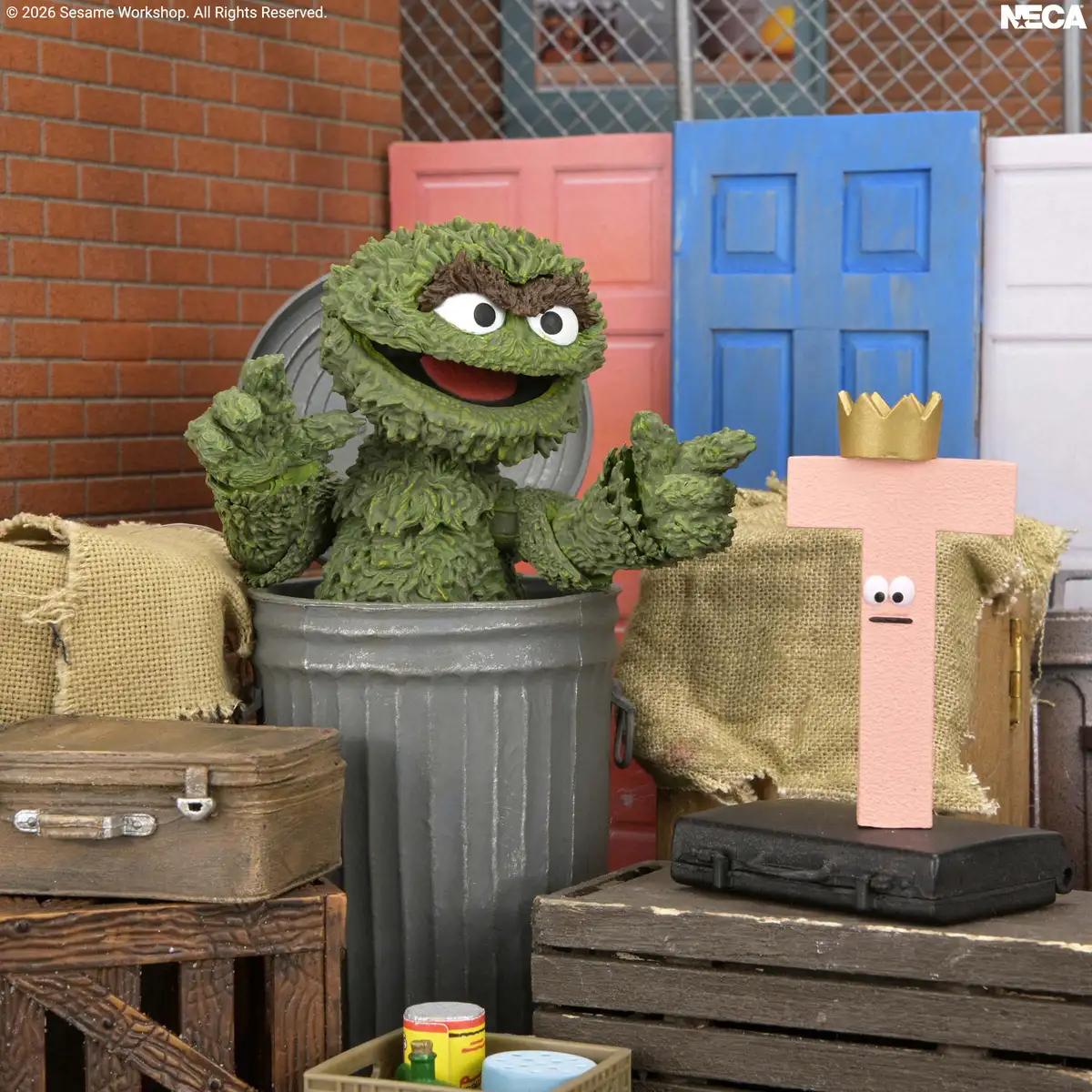 Sesame Street Ultimate Oscar the Grouch Action Figure 06