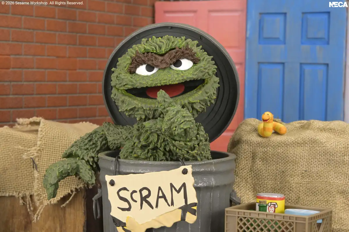 Sesame Street Ultimate Oscar the Grouch Action Figure 14