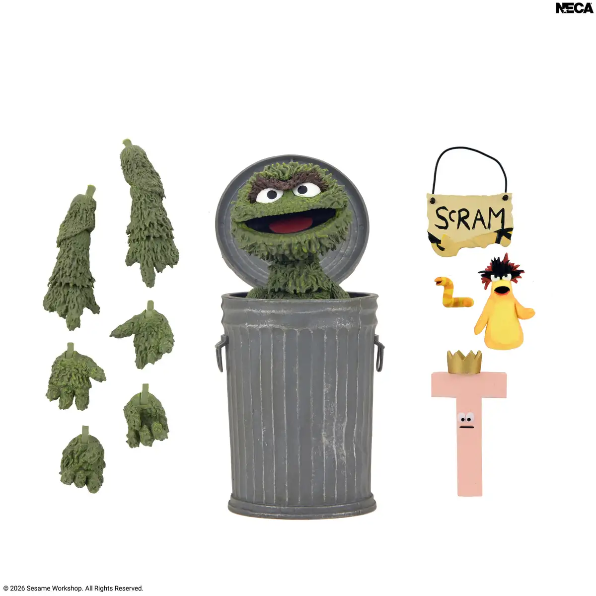 Sesame Street Ultimate Oscar the Grouch Action Figure 15