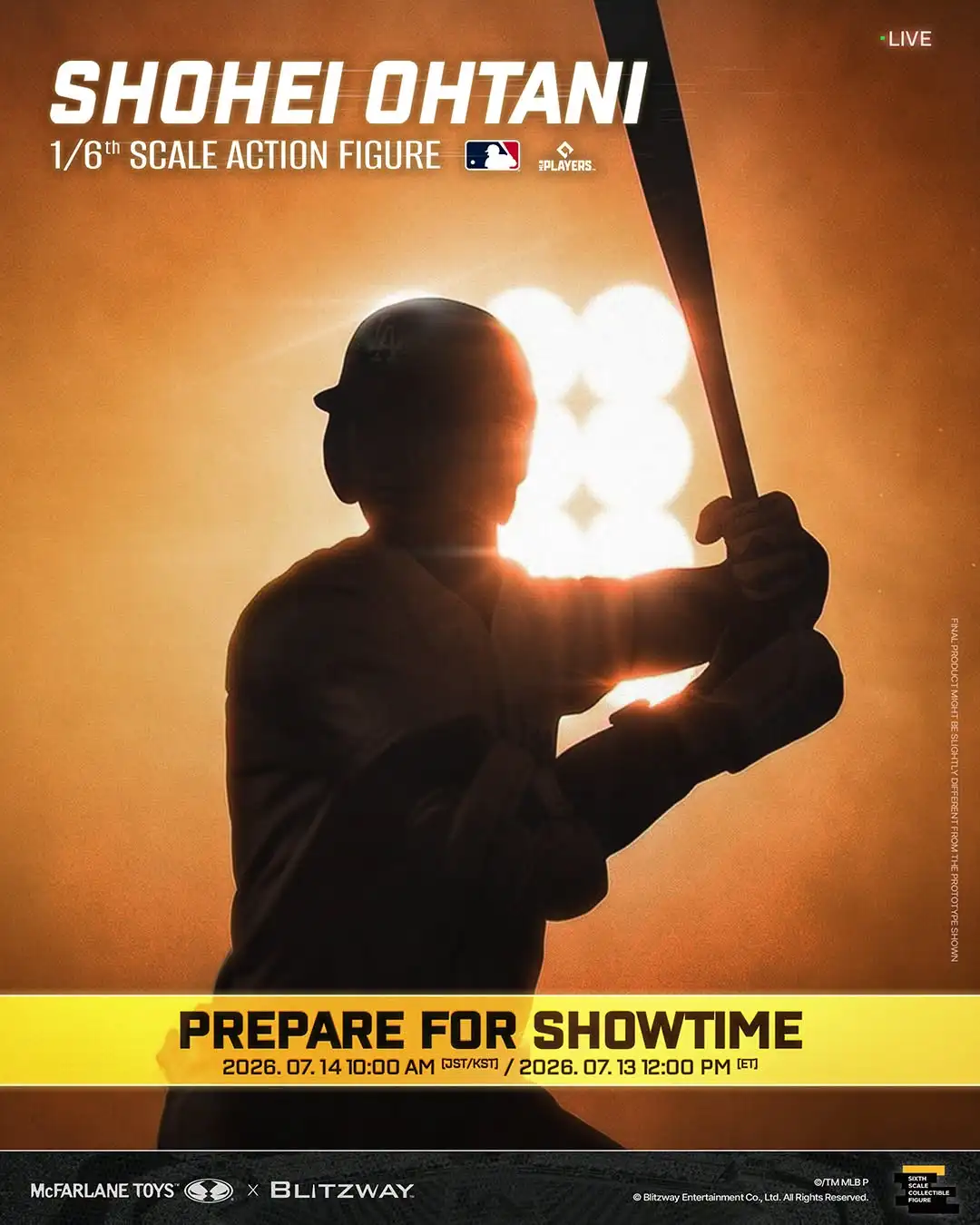 Shohei Ohtani LA Dodgers Sixth Scale Figure McFarlane Toys x Blitzway 3