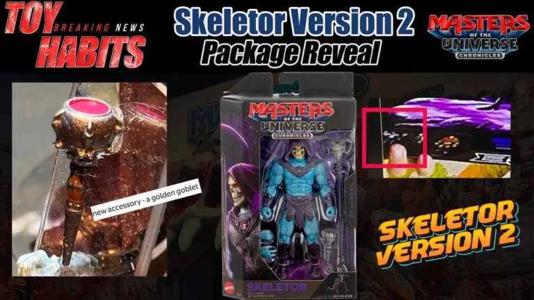 Skeletor Version 2 Goblet MOTU Chronicles Package Reveal
