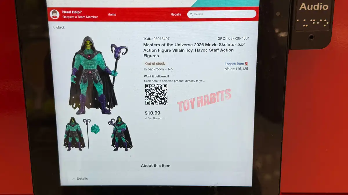 Skeletor v2 MOTU Core Wave 4 Target DPCI