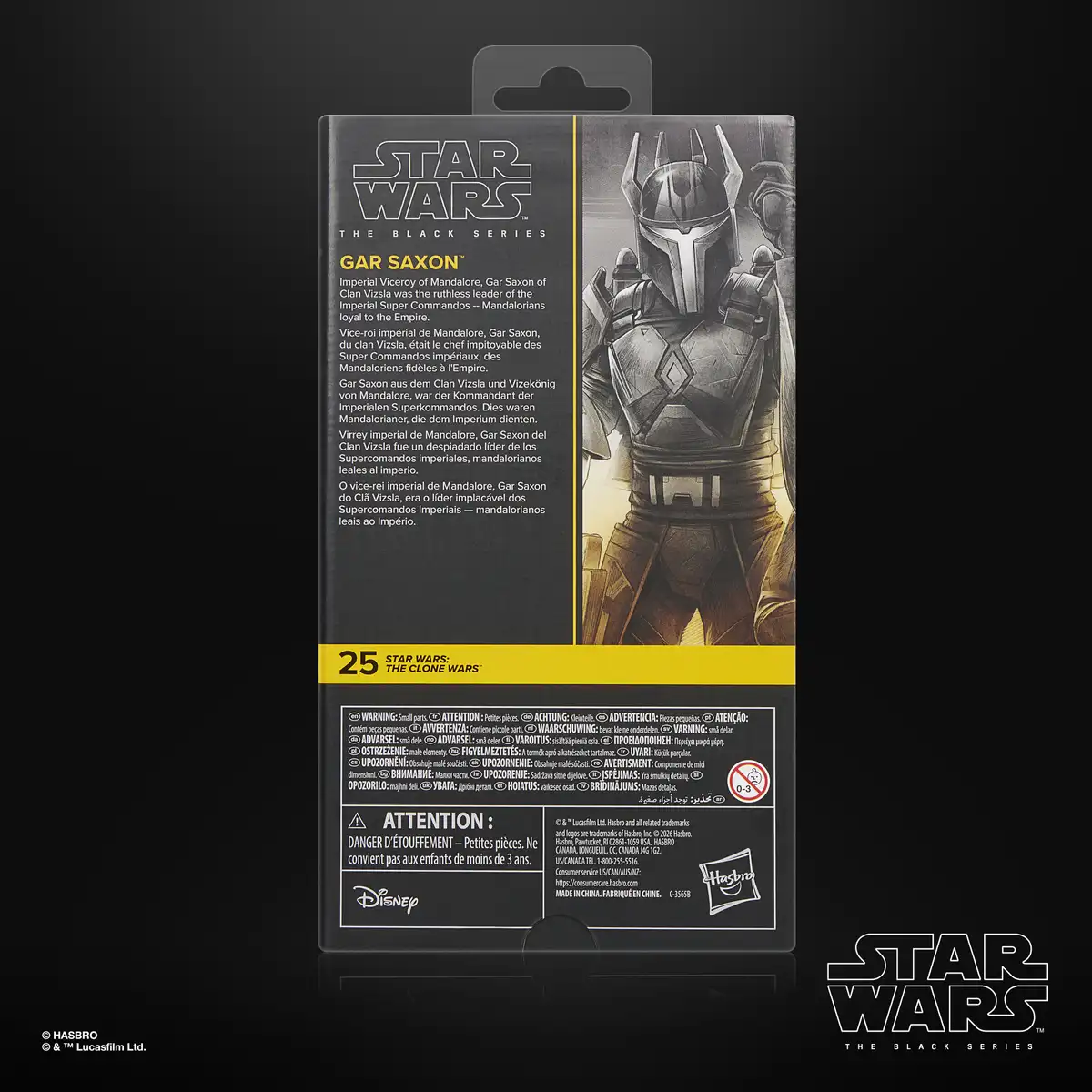 Star Wars  The Black Series Gar Saxon (The Clone Wars) Action Figure 11