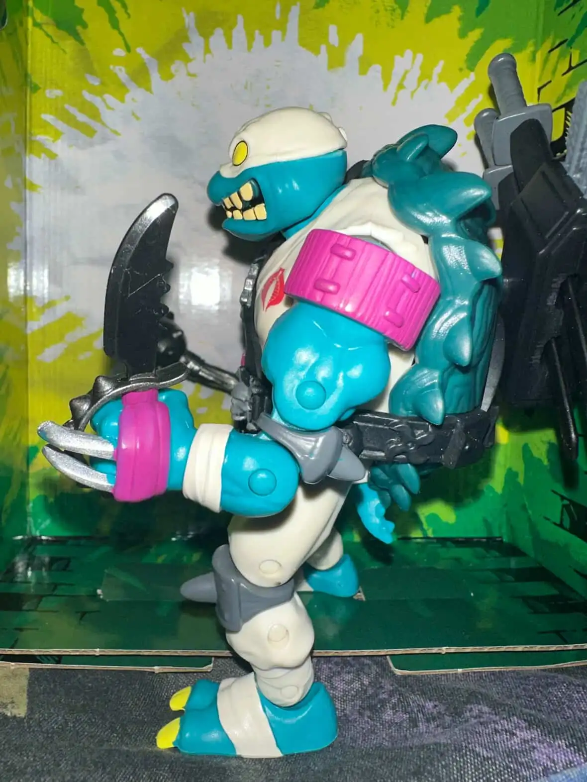 Stormshadow Slash TMNT X GI Joe Wave 1 In Hand 2