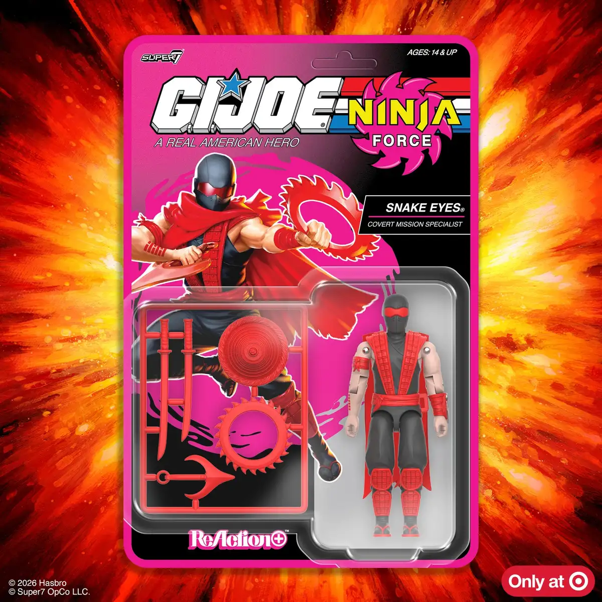 Super7 GI Joe ReAction+ Ninja Force Target Exclusives 1