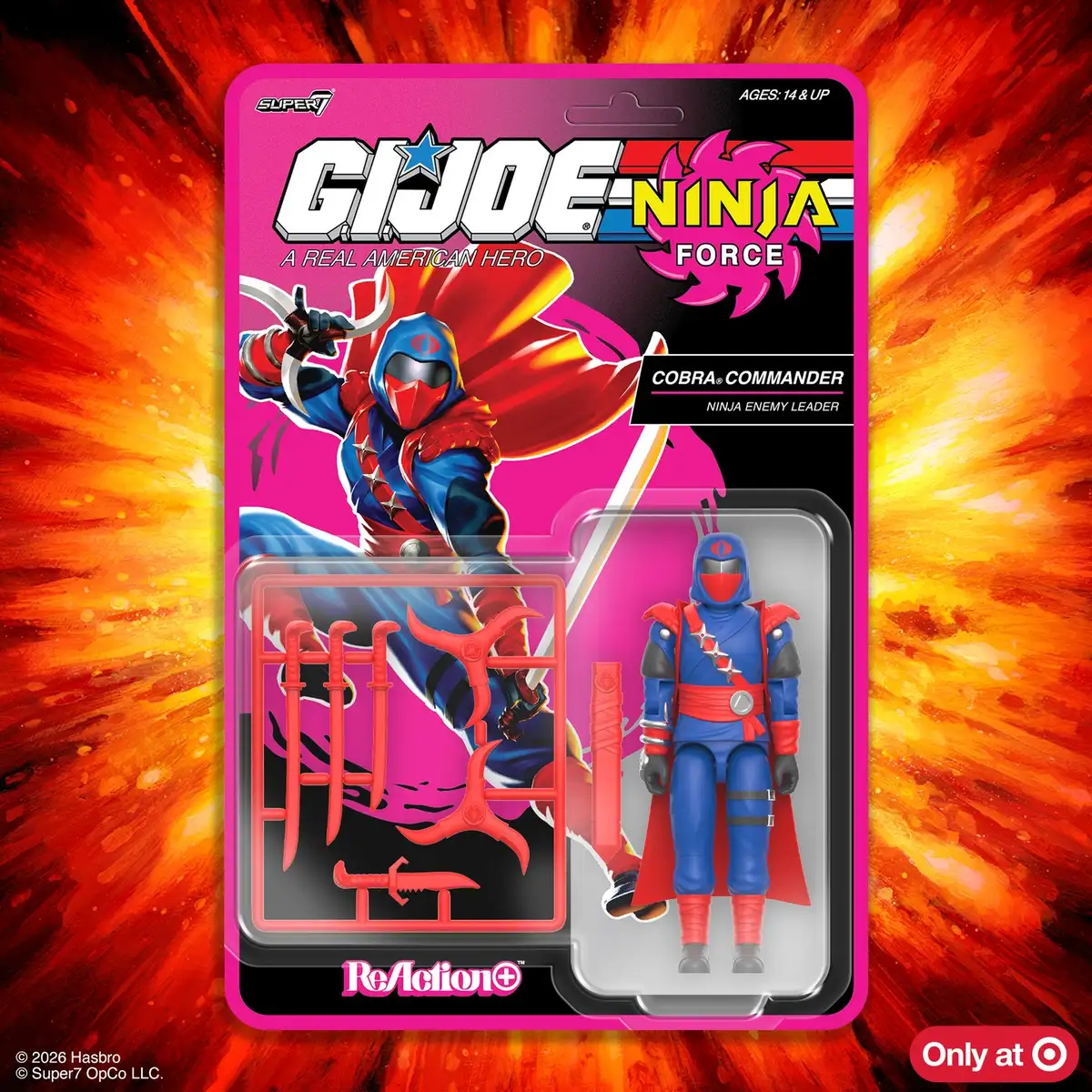 Super7 GI Joe ReAction+ Ninja Force Target Exclusives 2