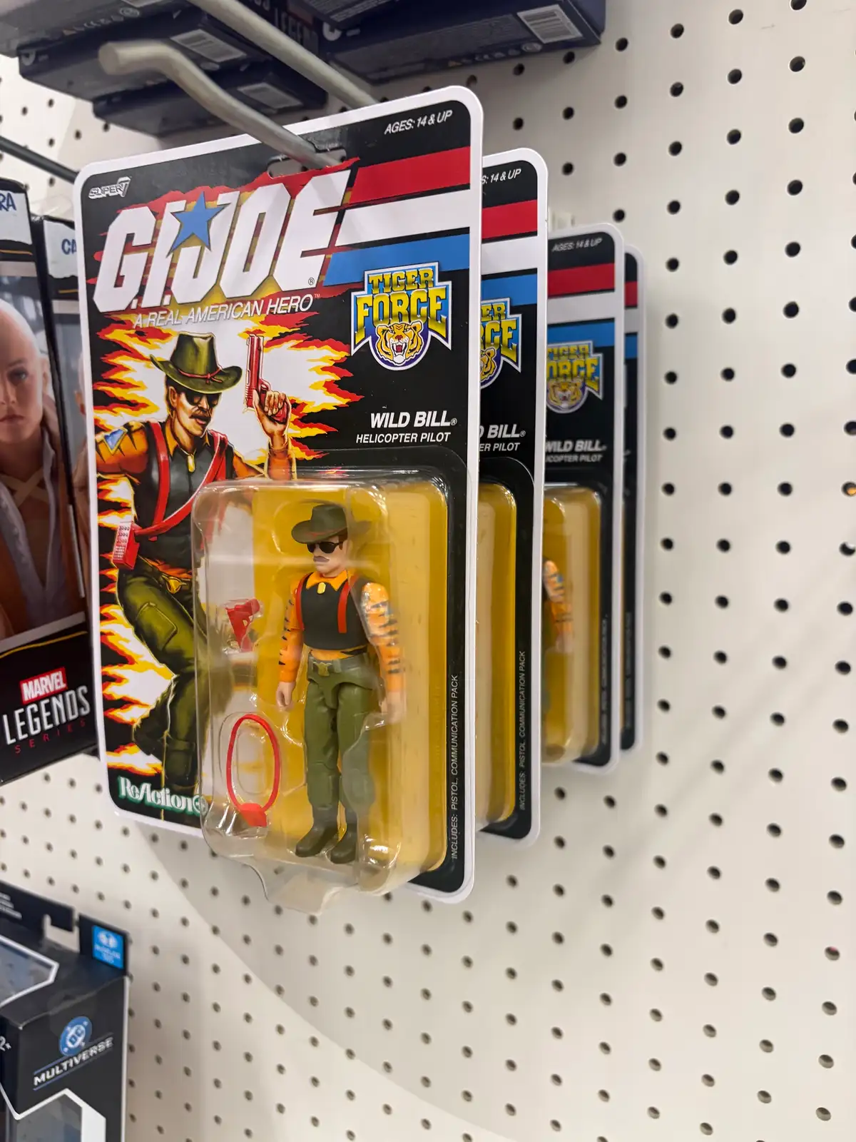 Super7 GI Joe ReAction+ Tiger Force Wild Bill Target Exclusive IH 2