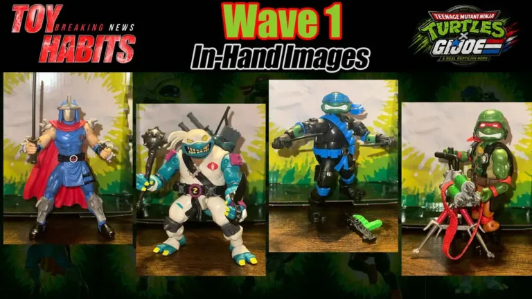TMNT x GI Joe Crossover Wave 1 In-Hand Images