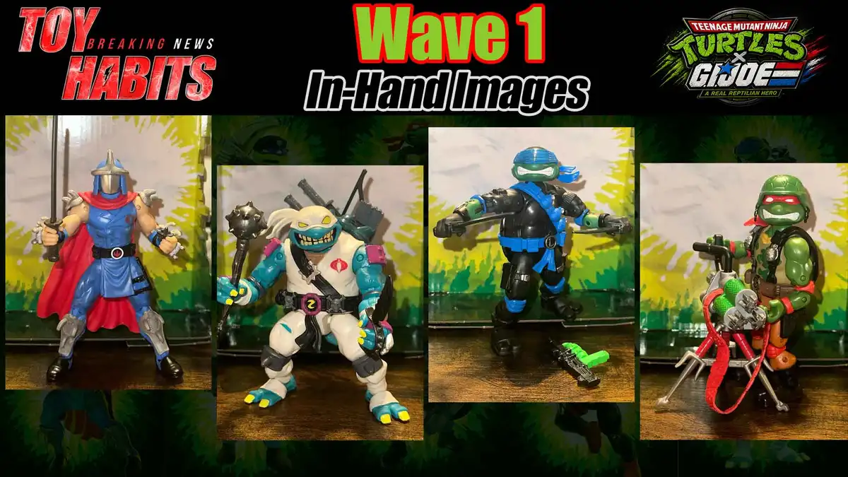 TMNT x GI Joe Crossover Wave 1 In-Hand Images