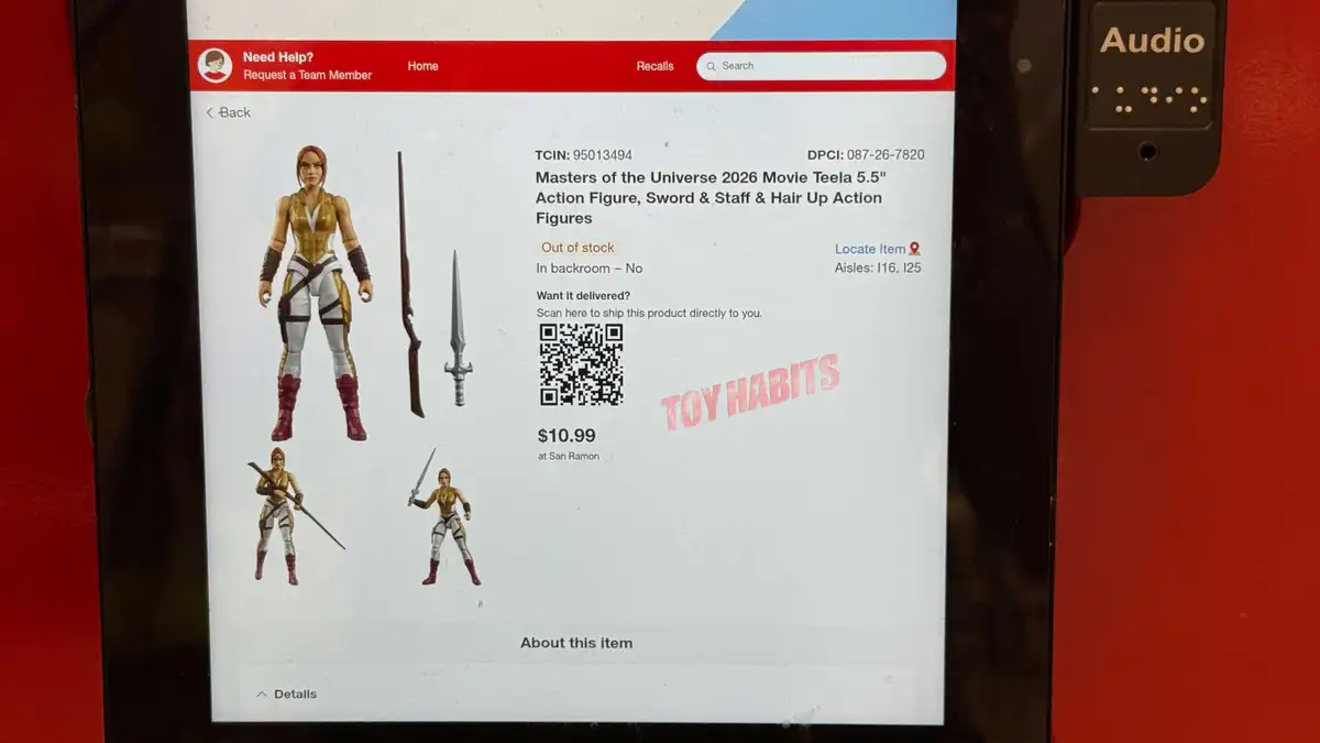 Teela v2 MOTU Core Wave 4 Target DPCI