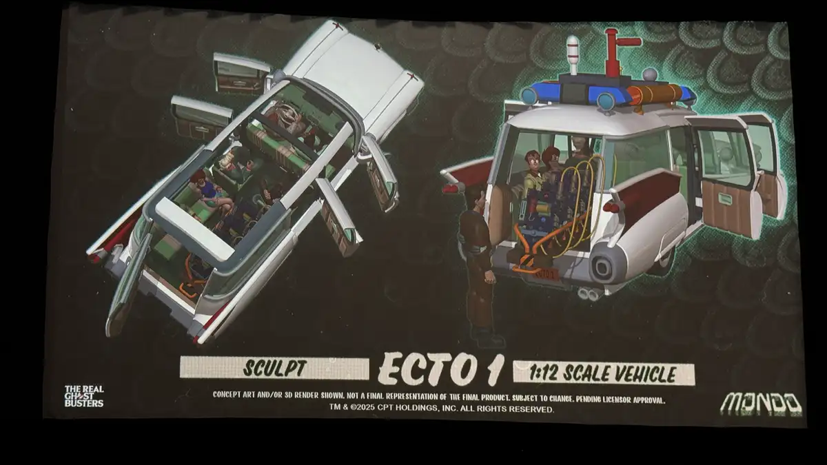 The Real Ghostbusters Ecto 1 Mondo SDCC 2026 Reveal 15