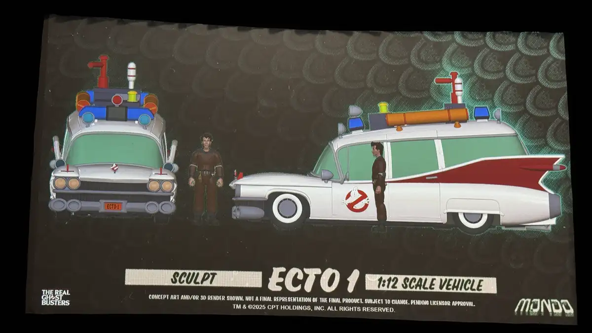 The Real Ghostbusters Ecto 1 Mondo SDCC 2026 Reveal 17