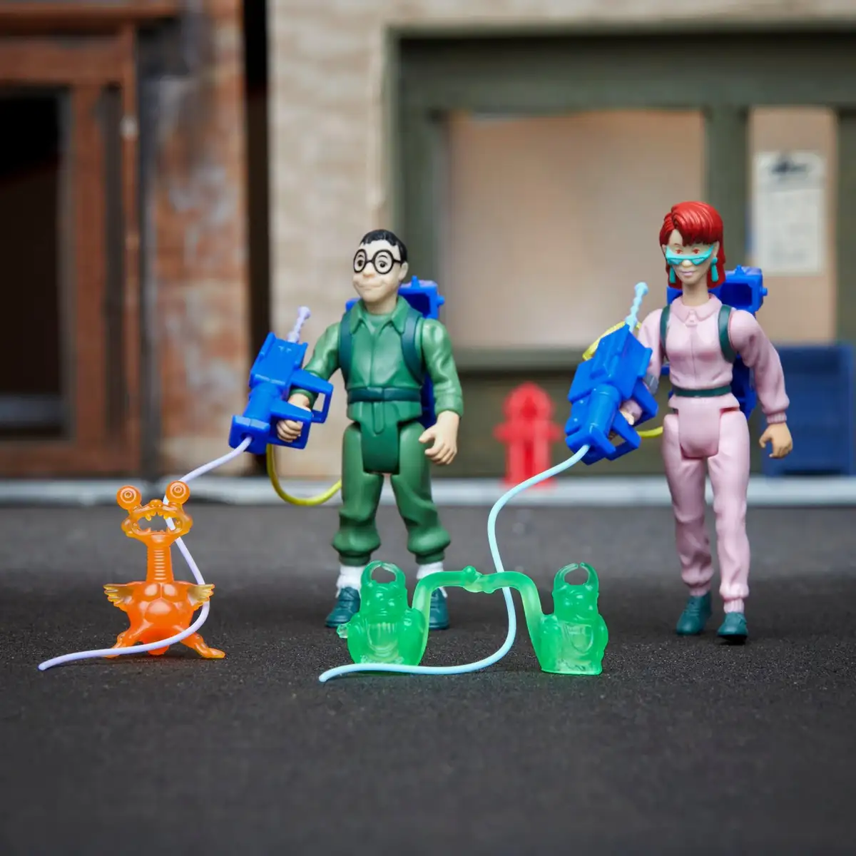 The Real Ghostbusters Kenner Classics Janine Melnitz and Louis Tully 40th Anniversary Set 01