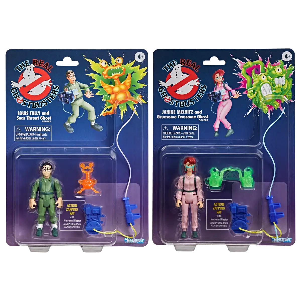 The Real Ghostbusters Kenner Classics Janine Melnitz and Louis Tully 40th Anniversary Set 09