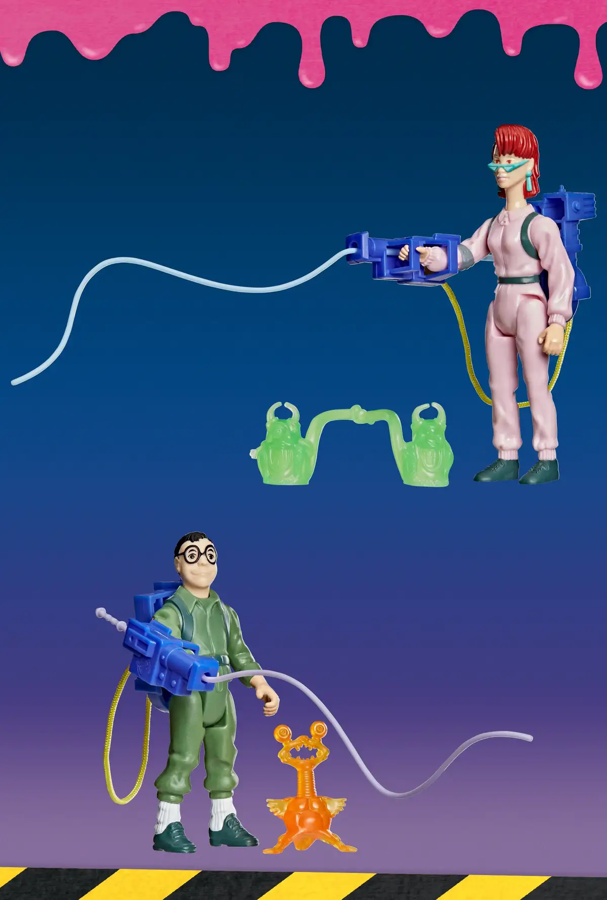 The Real Ghostbusters Kenner Classics Janine Melnitz and Louis Tully 40th Anniversary Set 13