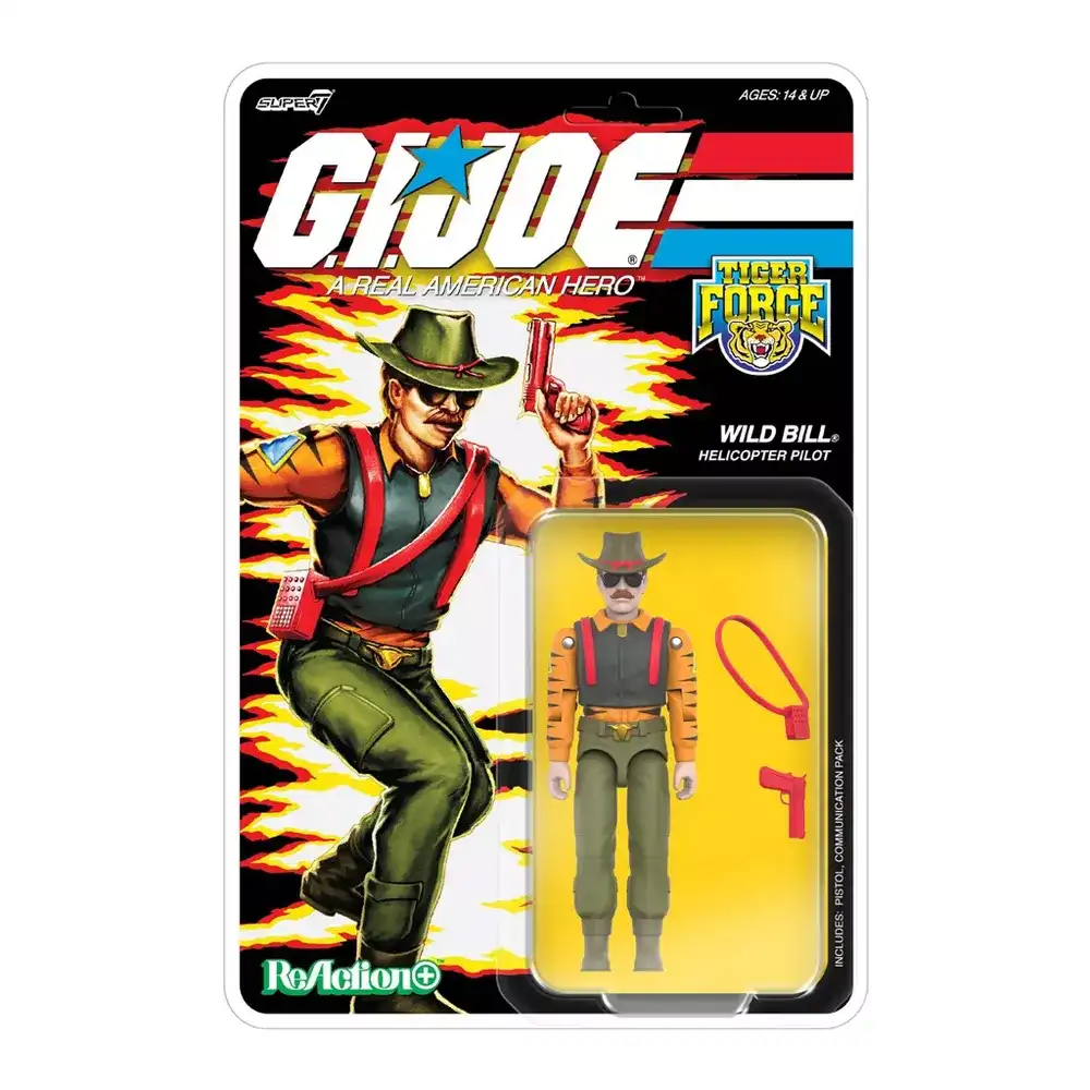 Tiger Force Wild Bill Super GI Joe ReAction+ 1g