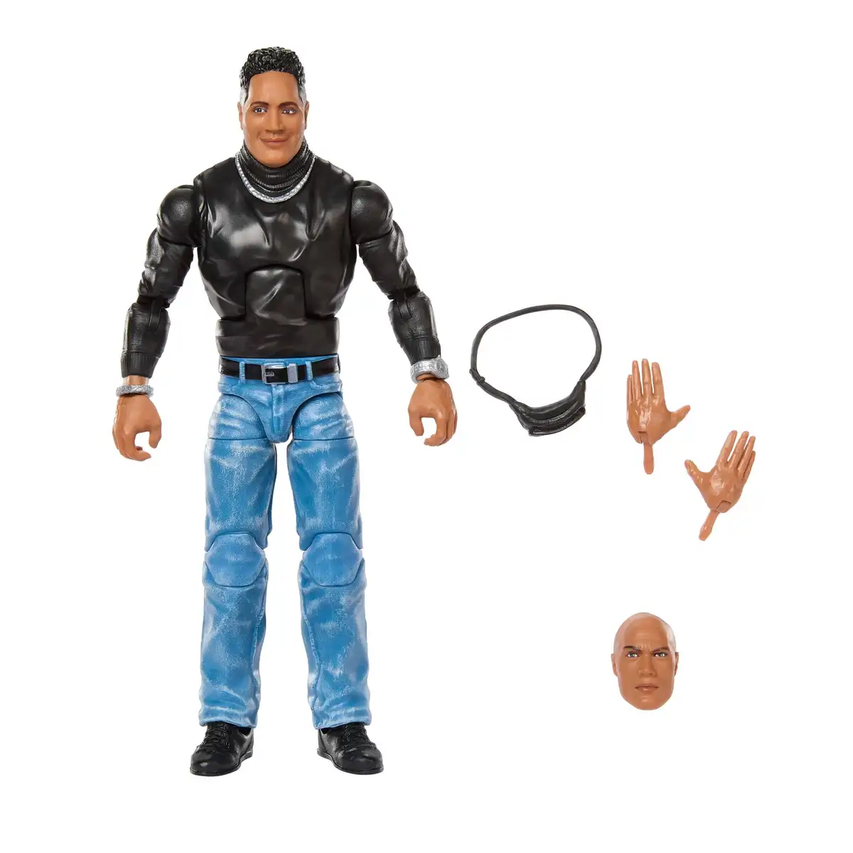 WWE Elite Collection The Rock Action Figure & Accessories, 6 inch Collectible Set (Styles May Vary) 01