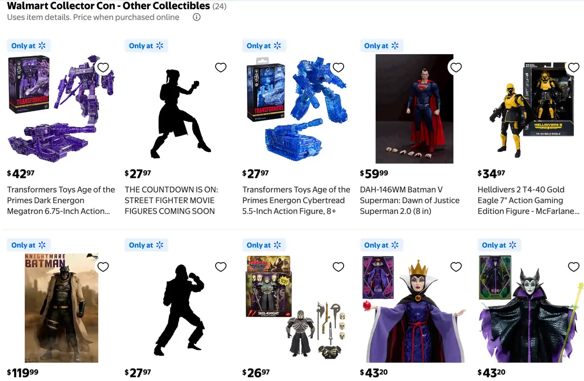 Walmart Collector Con Preview Update 3