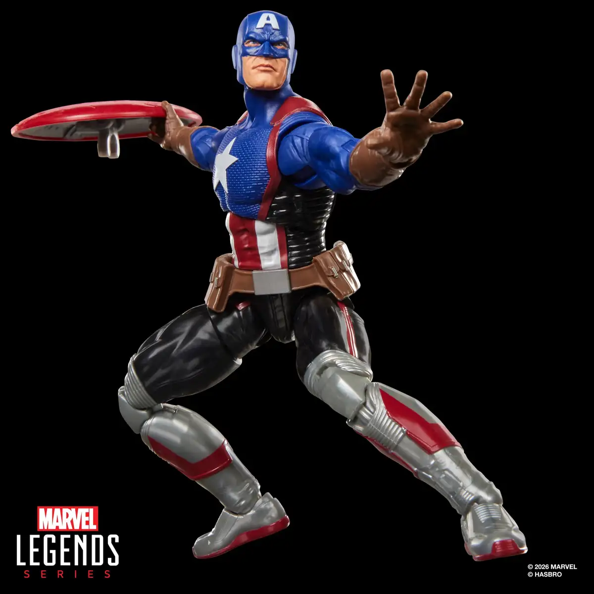 Avengers Twilight Marvel Legends Captain America Action Figure with Exclusive Magic The Gathering Card 04