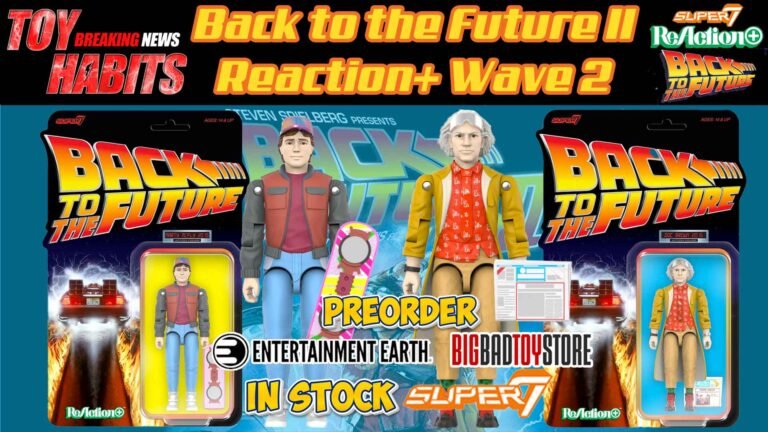 Back to the Future Part II Super7 ReAction+ Preorders In Stock On Super7