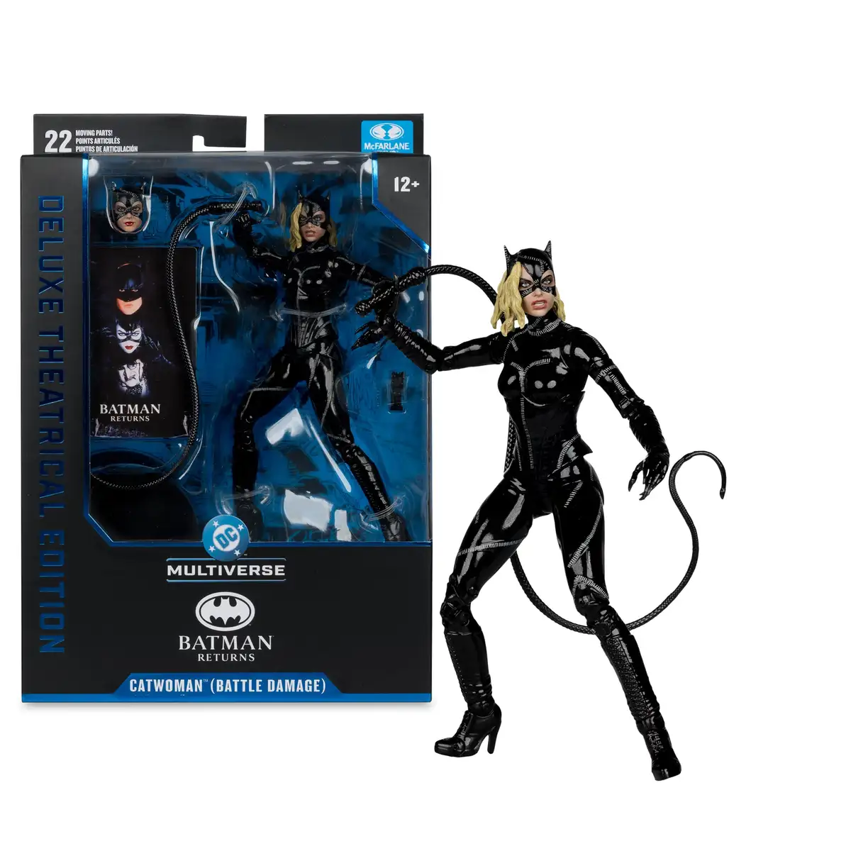 Batman Returns (1992) DC Multiverse Catwoman (Battle Damage) Action Figure (Deluxe Theatrical Edition) 12