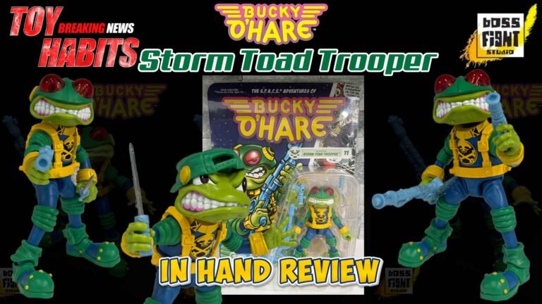 Bucky O’Hare Aniverse Storm Toad Trooper In Hand Review