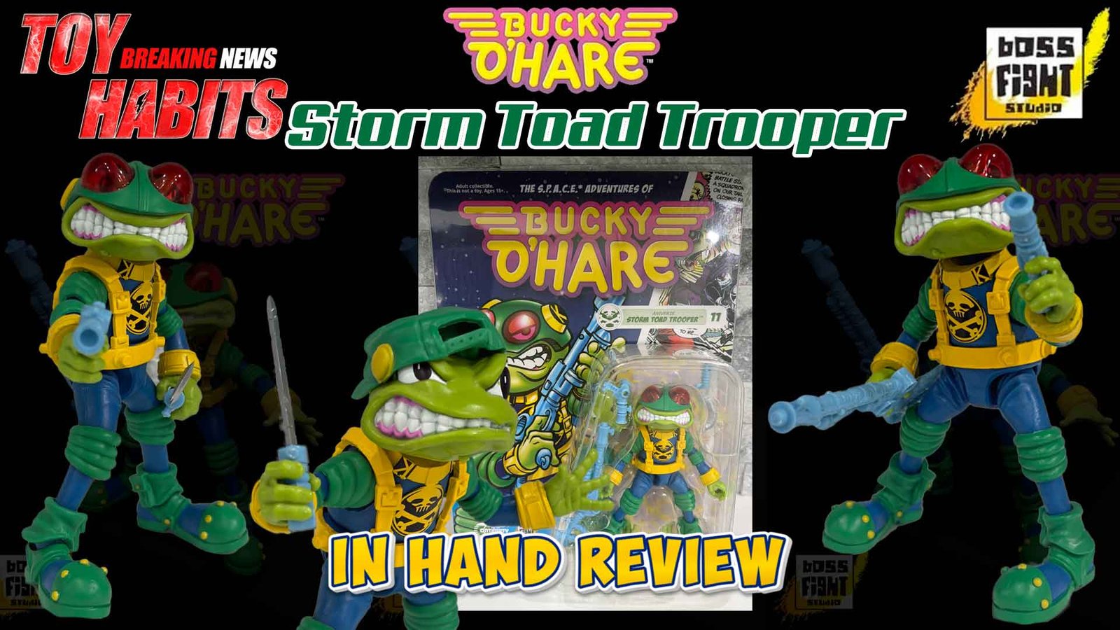 Bucky O’Hare Aniverse Storm Toad Trooper In Hand Review
