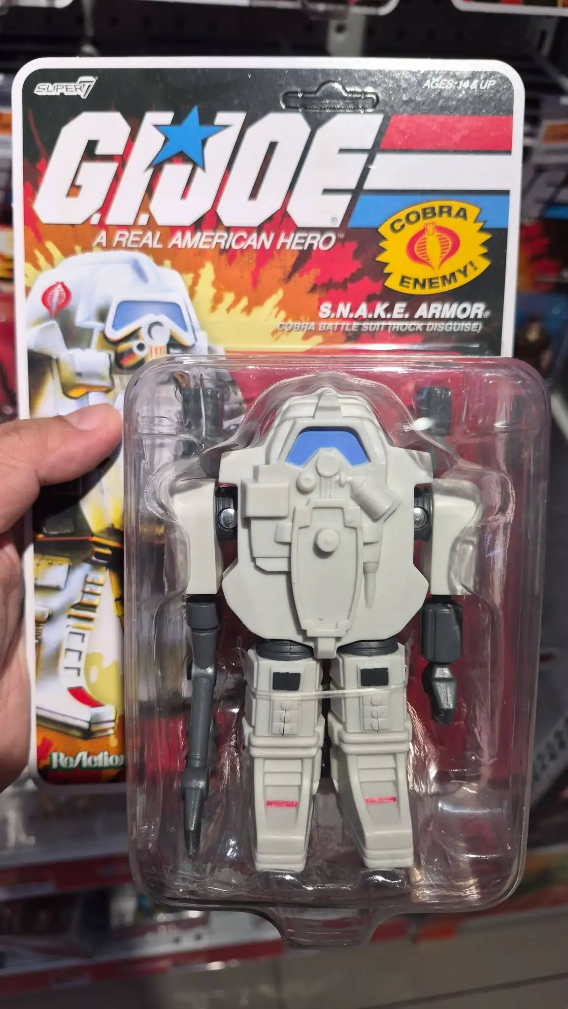 Cobra Snake Armor Wave 10 Super7 GI Joe ReAction+ 2