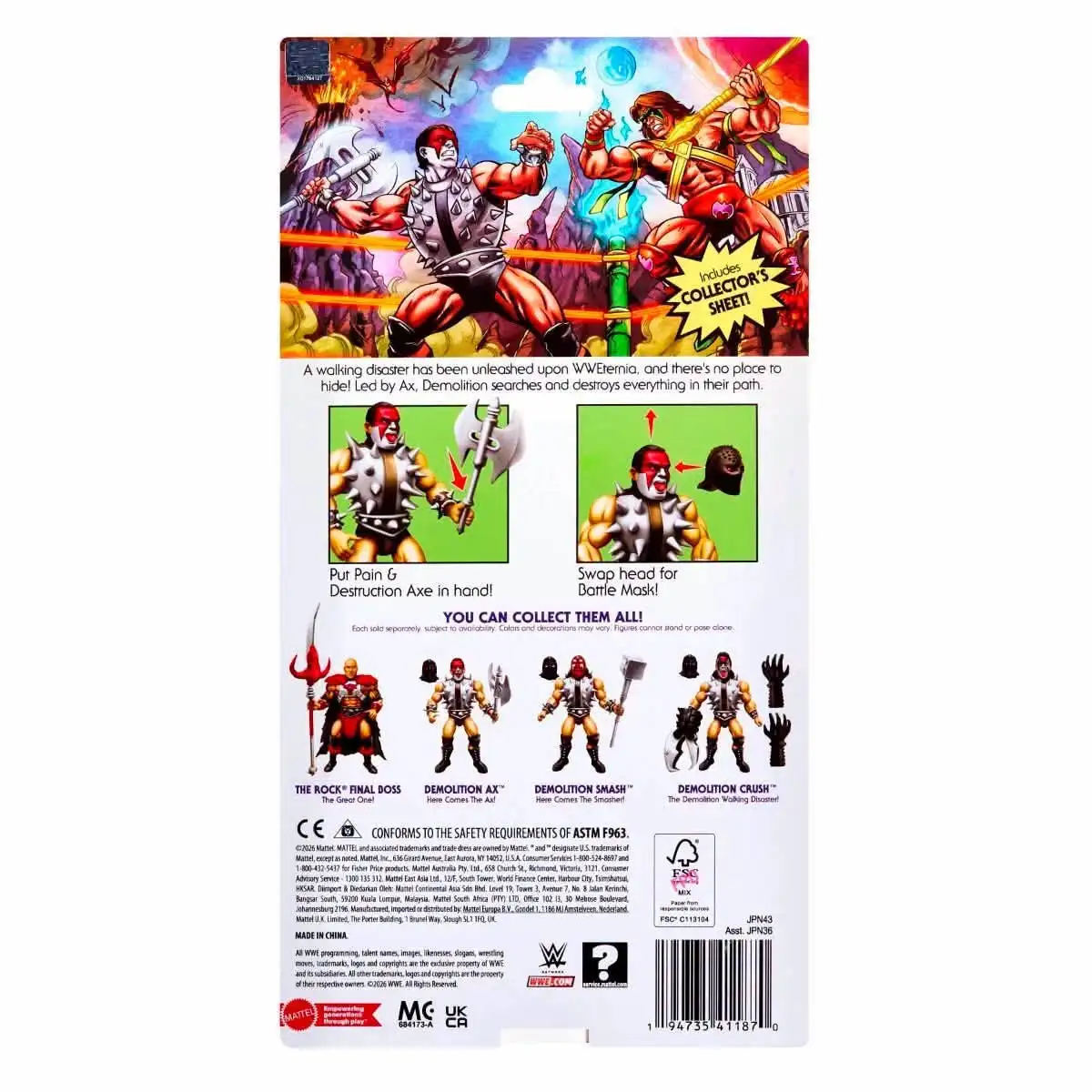 Demolition Ax Masters of the WWE Universe 2