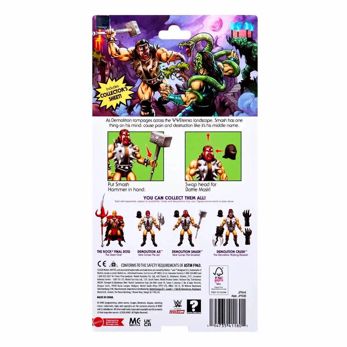 Demolition Smash Masters of the WWE Universe 2