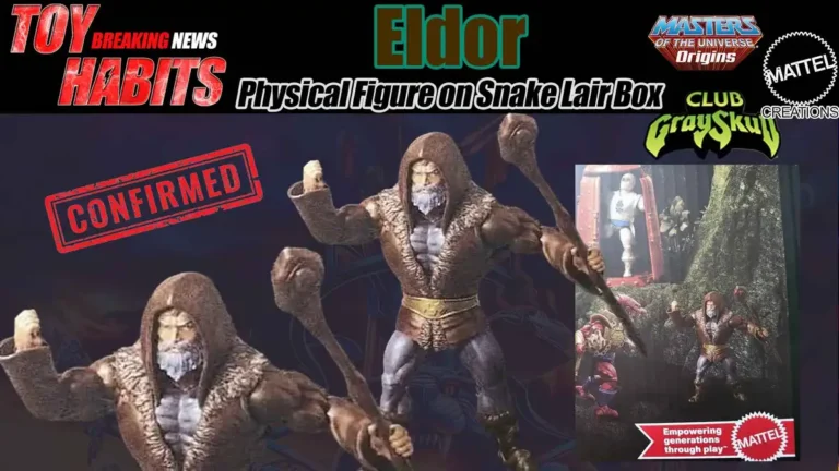 Eldor MOTU Origins Figure Spotted on Back of Snake Lair Packaging