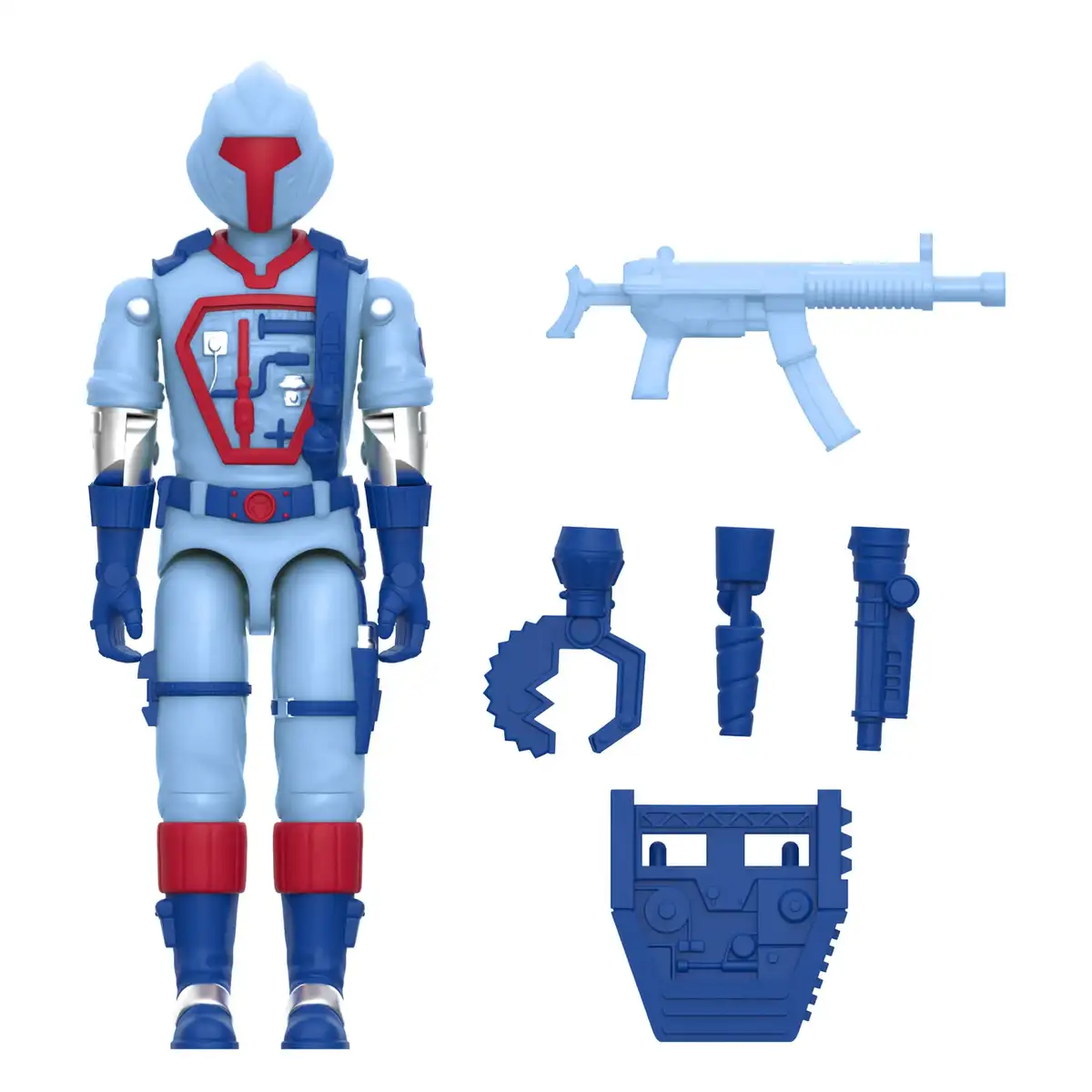 G.I. Joe ReAction+ Cobra Commander, Serpentor, and B.A.T. (Glow Patrol   Blue) SDCC 2026 Exclusive 3 Pack 09