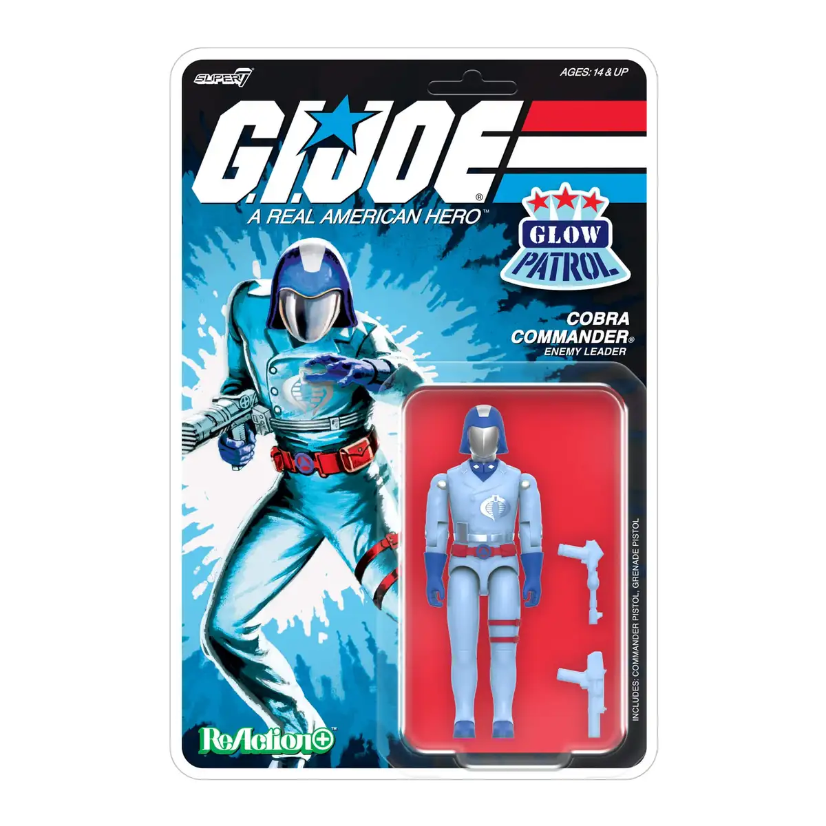 G.I. Joe ReAction+ Cobra Commander, Serpentor, and B.A.T. (Glow Patrol   Blue) SDCC 2026 Exclusive 3 Pack 17