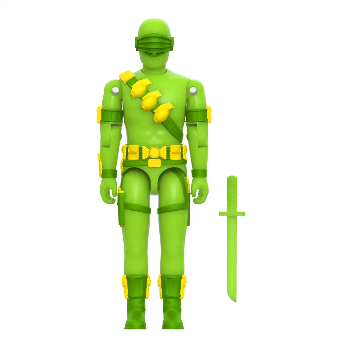 G.I. Joe ReAction+ Duke, Snake Eyes, and Cover Girl (Glow Patrol   Green) SDCC 2026 Exclusive 3 Pack Action Figure Set 03
