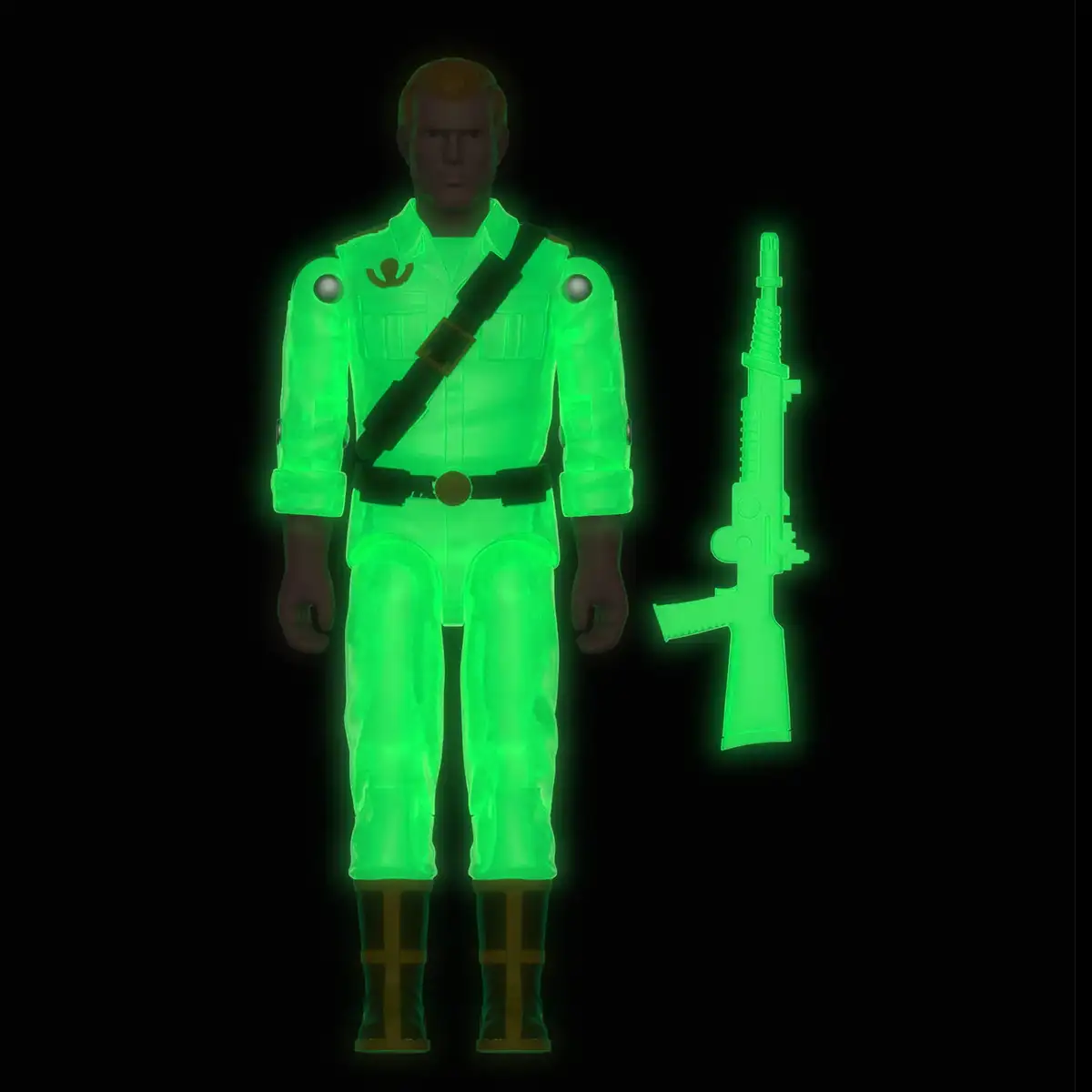 G.I. Joe ReAction+ Duke, Snake Eyes, and Cover Girl (Glow Patrol   Green) SDCC 2026 Exclusive 3 Pack Action Figure Set 10