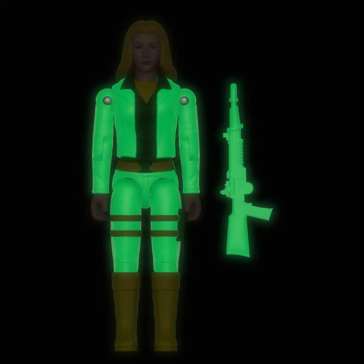 G.I. Joe ReAction+ Duke, Snake Eyes, and Cover Girl (Glow Patrol   Green) SDCC 2026 Exclusive 3 Pack Action Figure Set 15