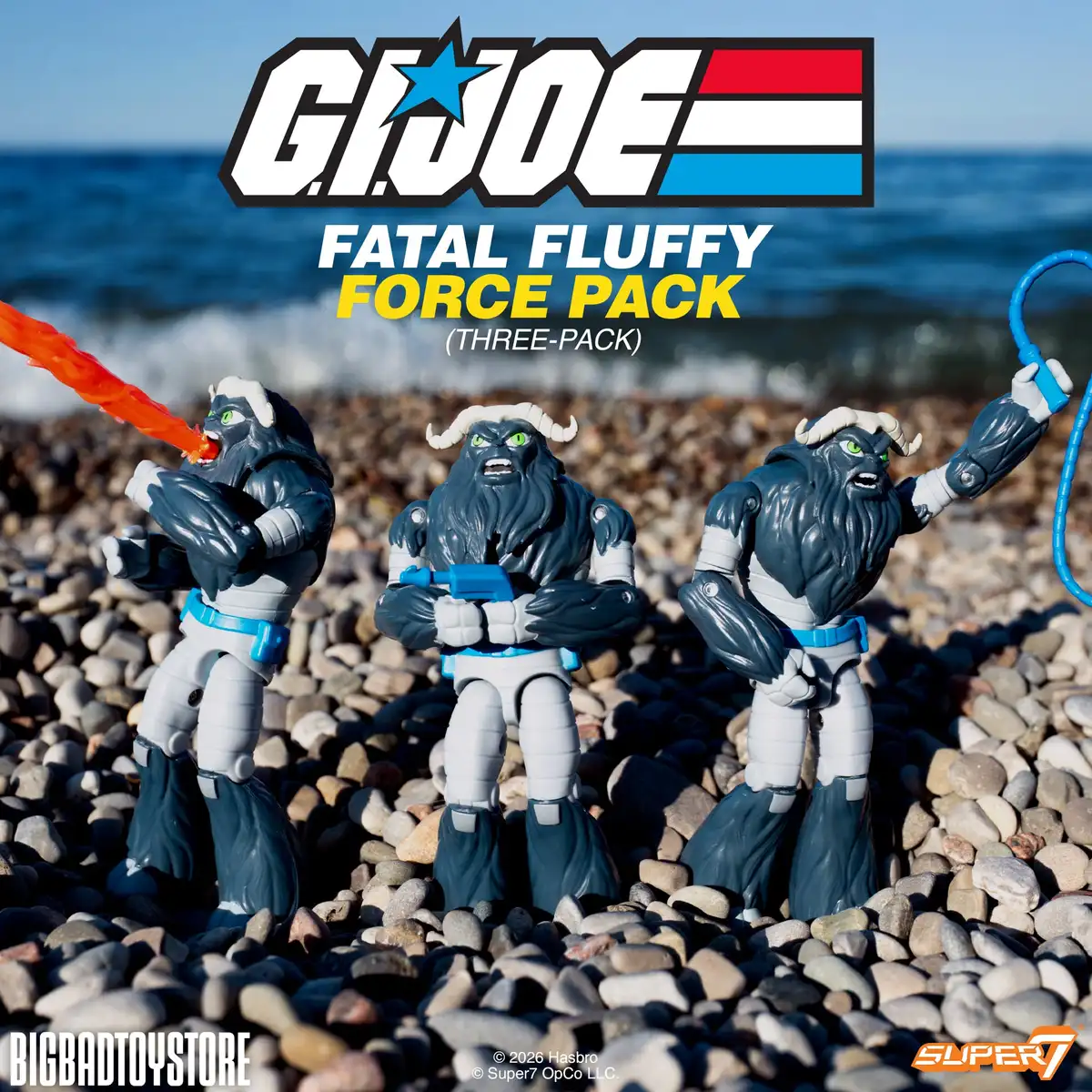 G.I. Joe ReAction+ Fatal Fluffy Force Pack BBTS Exclusive Action Figure Three Pack 10